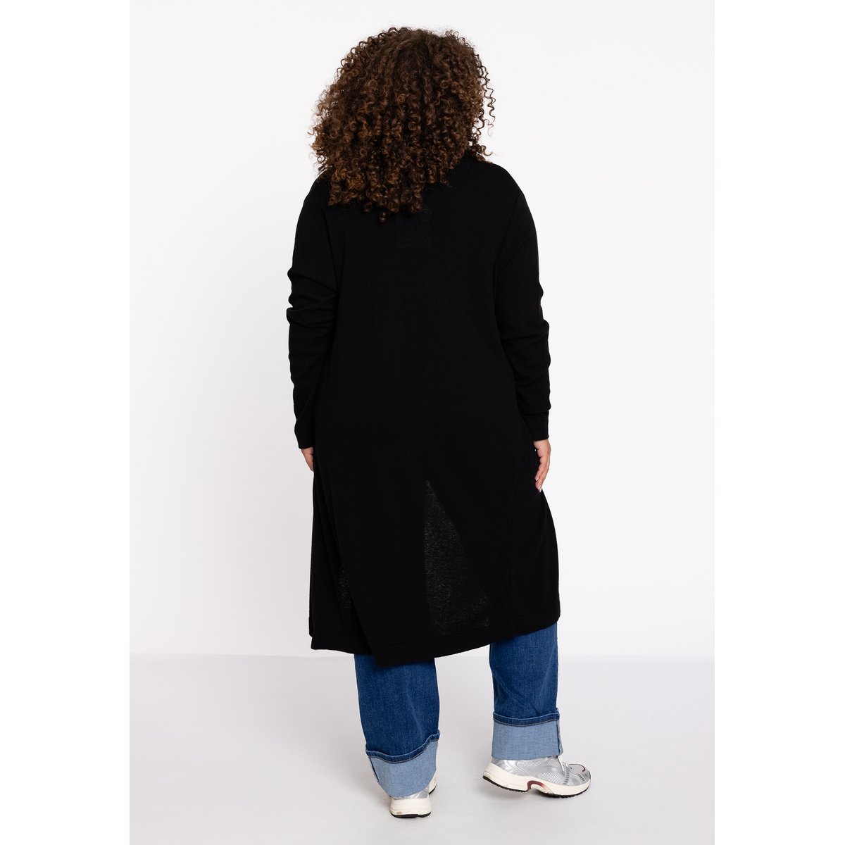 Cardigan avec manches longues noir, YOEK