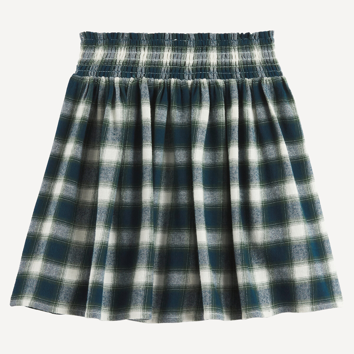 Jupe à carreaux, avec taille élastiquée imprimé carreaux, LA REDOUTE COLLECTIONS