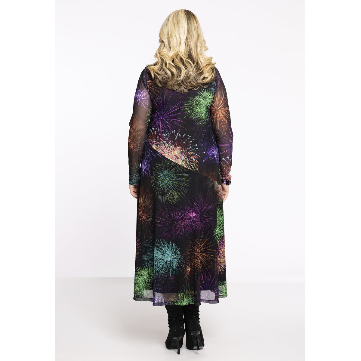 Robe imprimé / imprimée noir, YOEK
