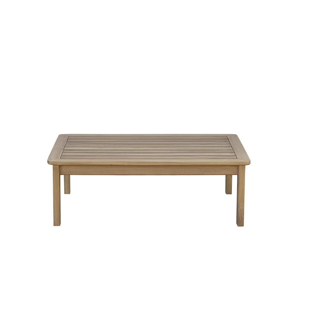 Table basse de jardin en teck massif MAORA naturel, BERAH GETAH