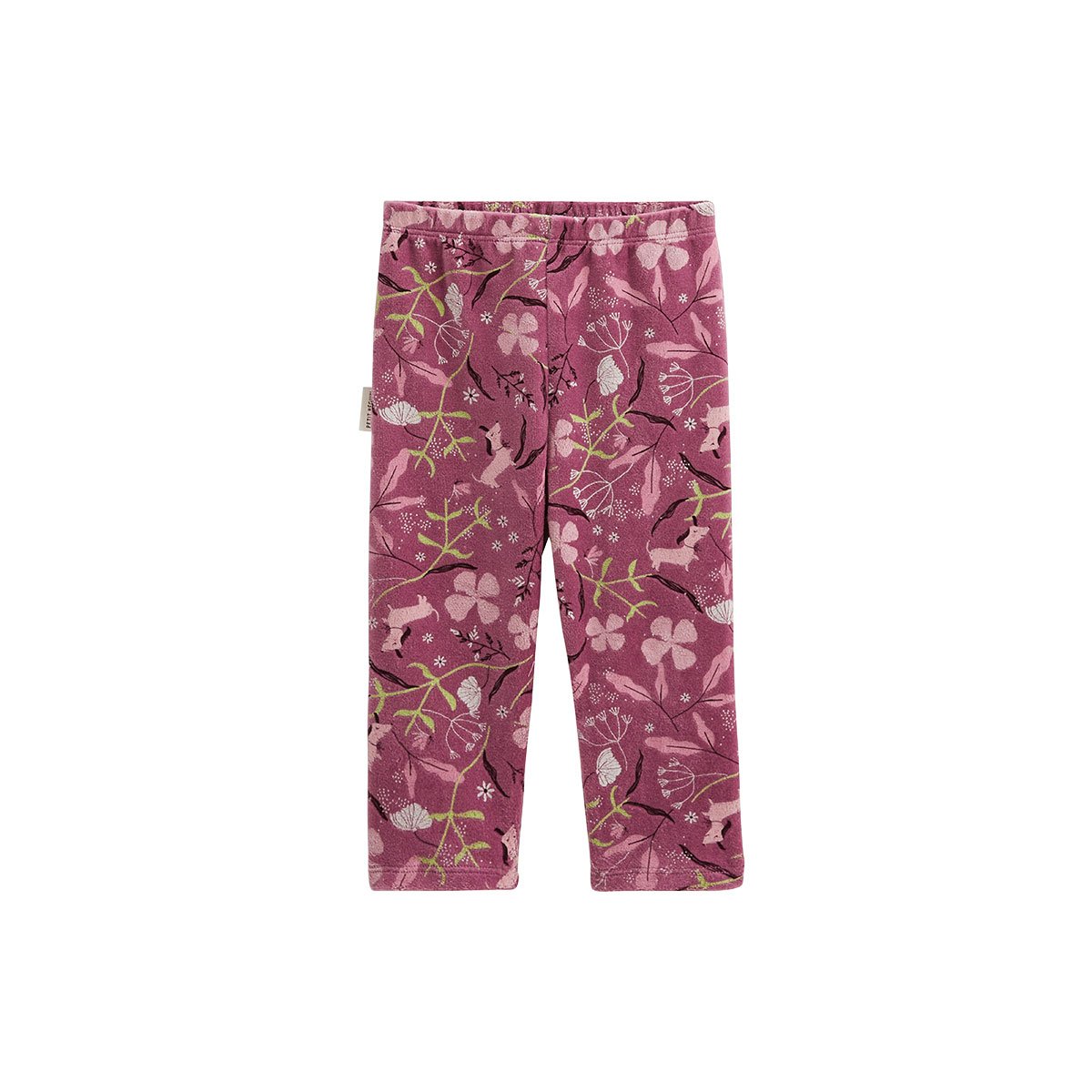 Pyjama enfant 2 pièces en velours Mila ecru, PETIT BEGUIN