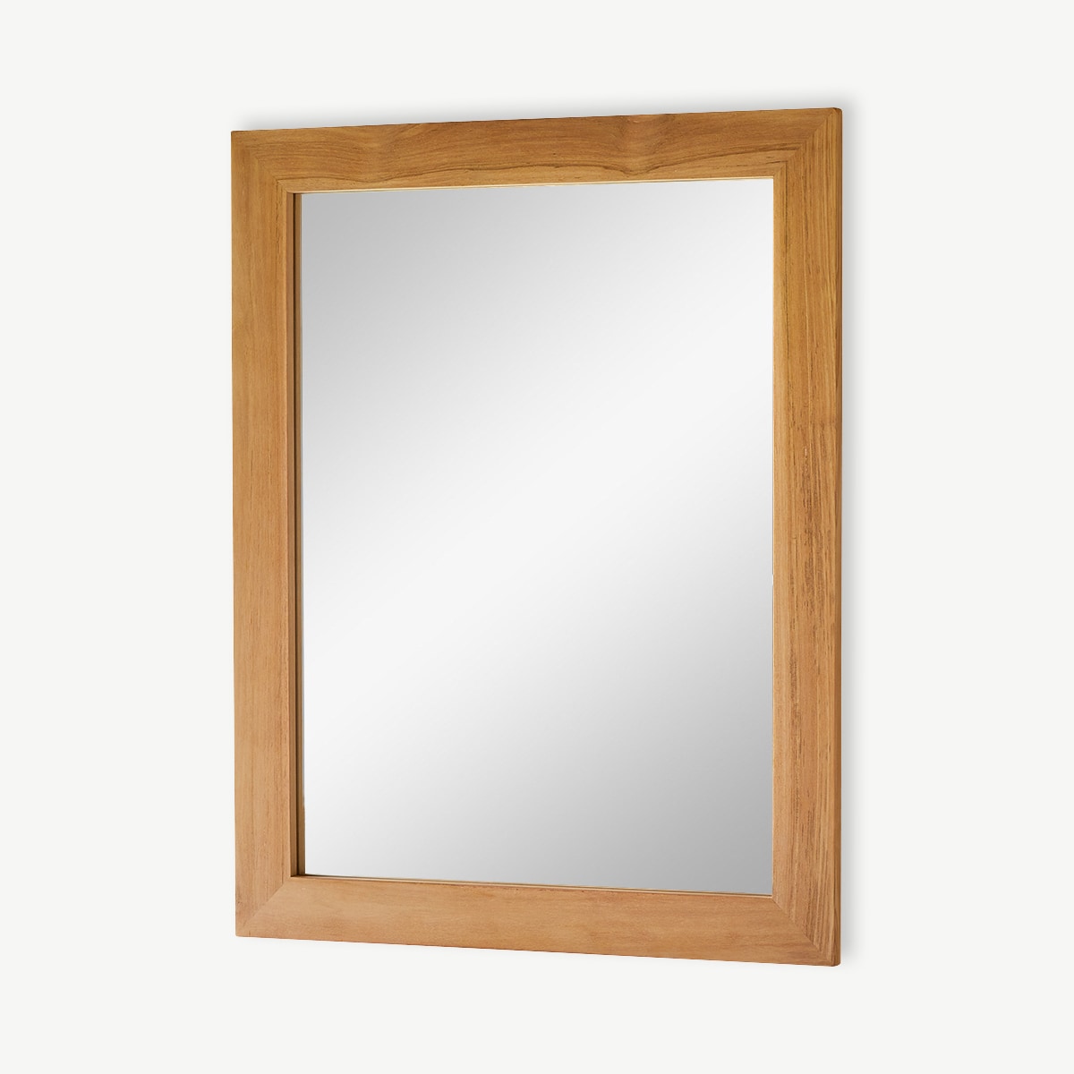 Miroir en Teck massif, TONA naturel, TIKAMOON