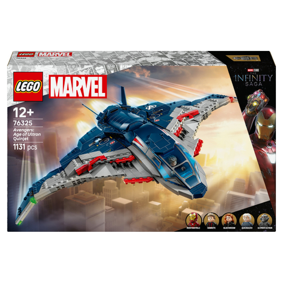 76325 Le Quinjet d Avengers : L Ere d Ultron couleur unique, LEGO
