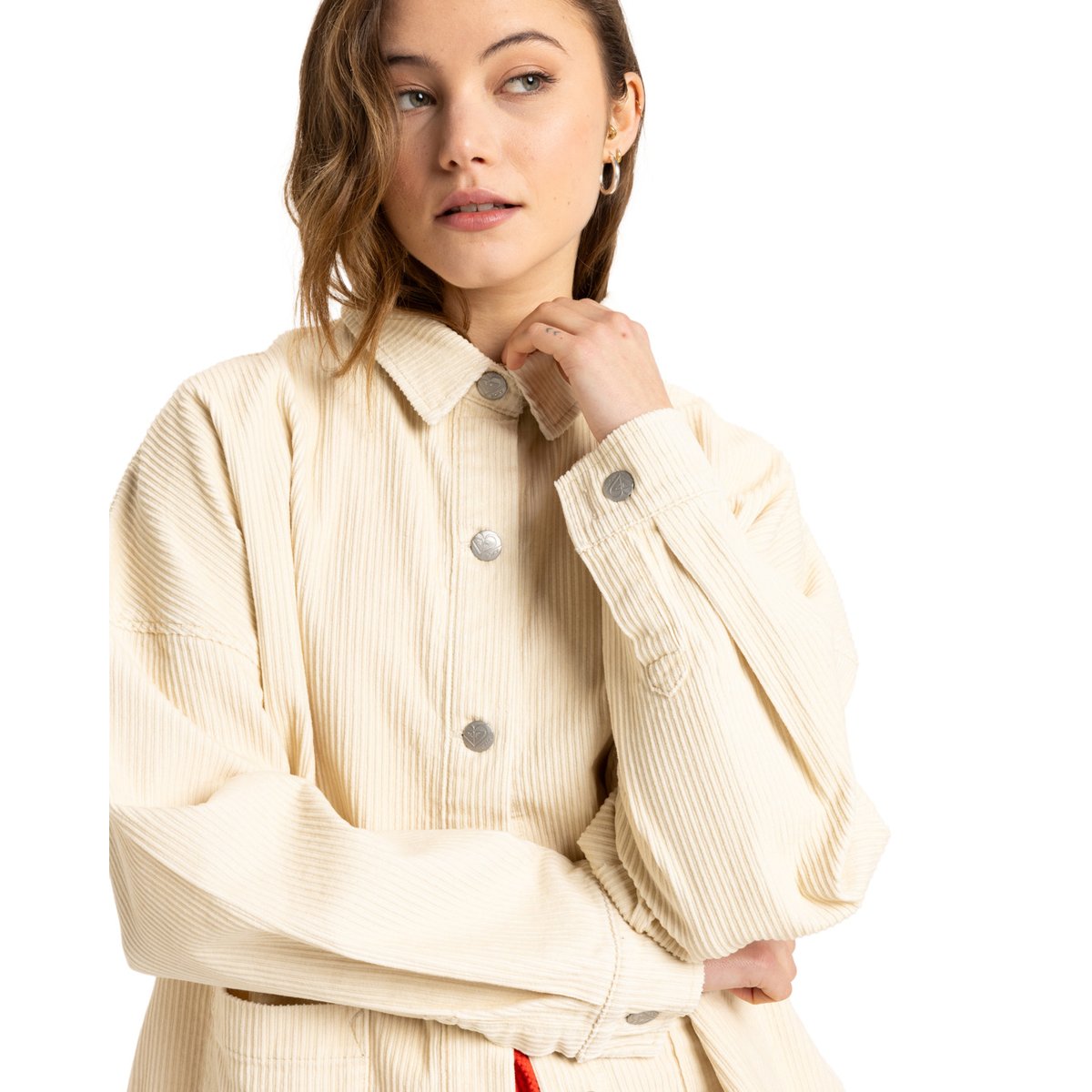 Surchemise manches longues KICK BACK. beige parchment, ROXY