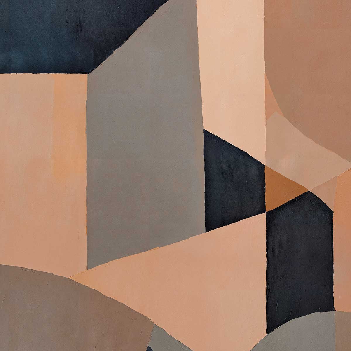 Papier peint Mosaïque Moka multicolore, HEXOA