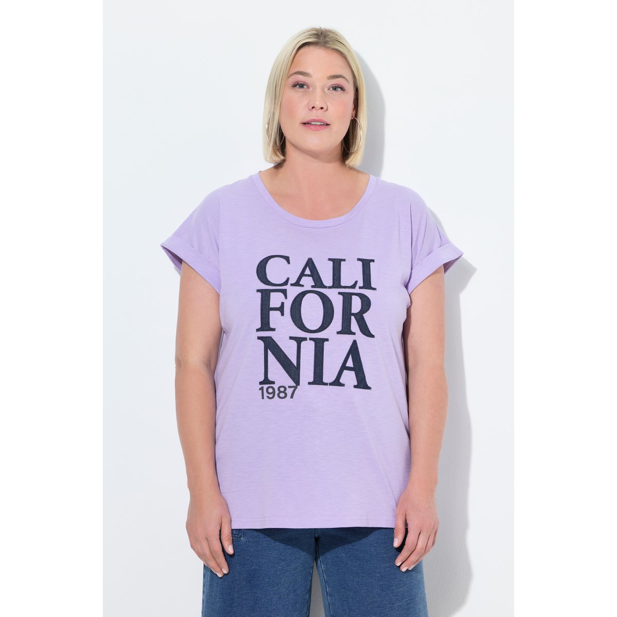 T-shirt oversize lavande, ULLA POPKEN