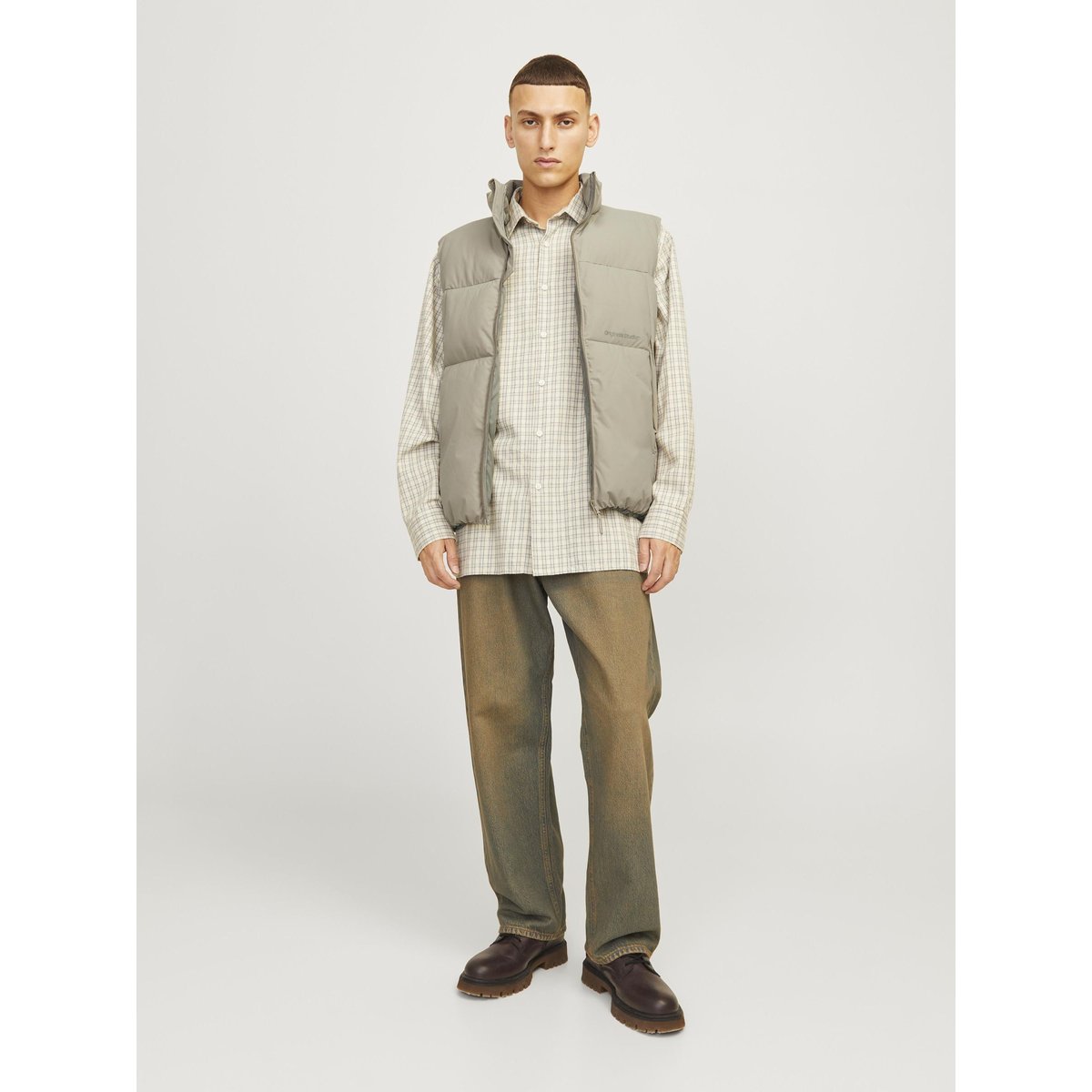 Doudoune Sans Manches silver sage, JACK & JONES