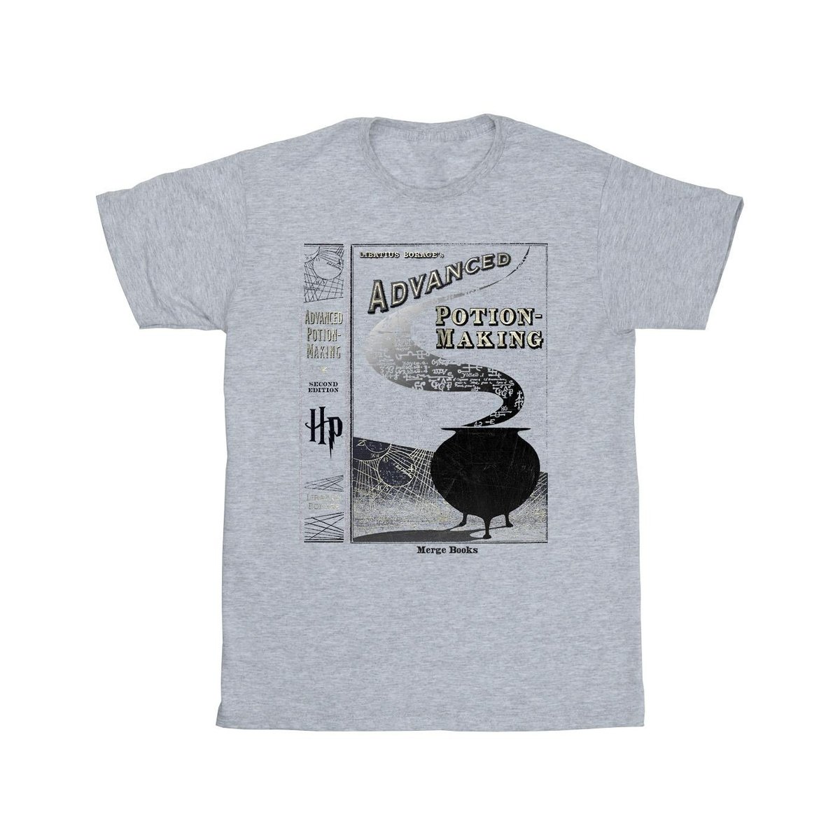 T-shirt HUFFLEPUFF QUIDDITCH TEAM CAPTAIN gris chiné, HARRY POTTER