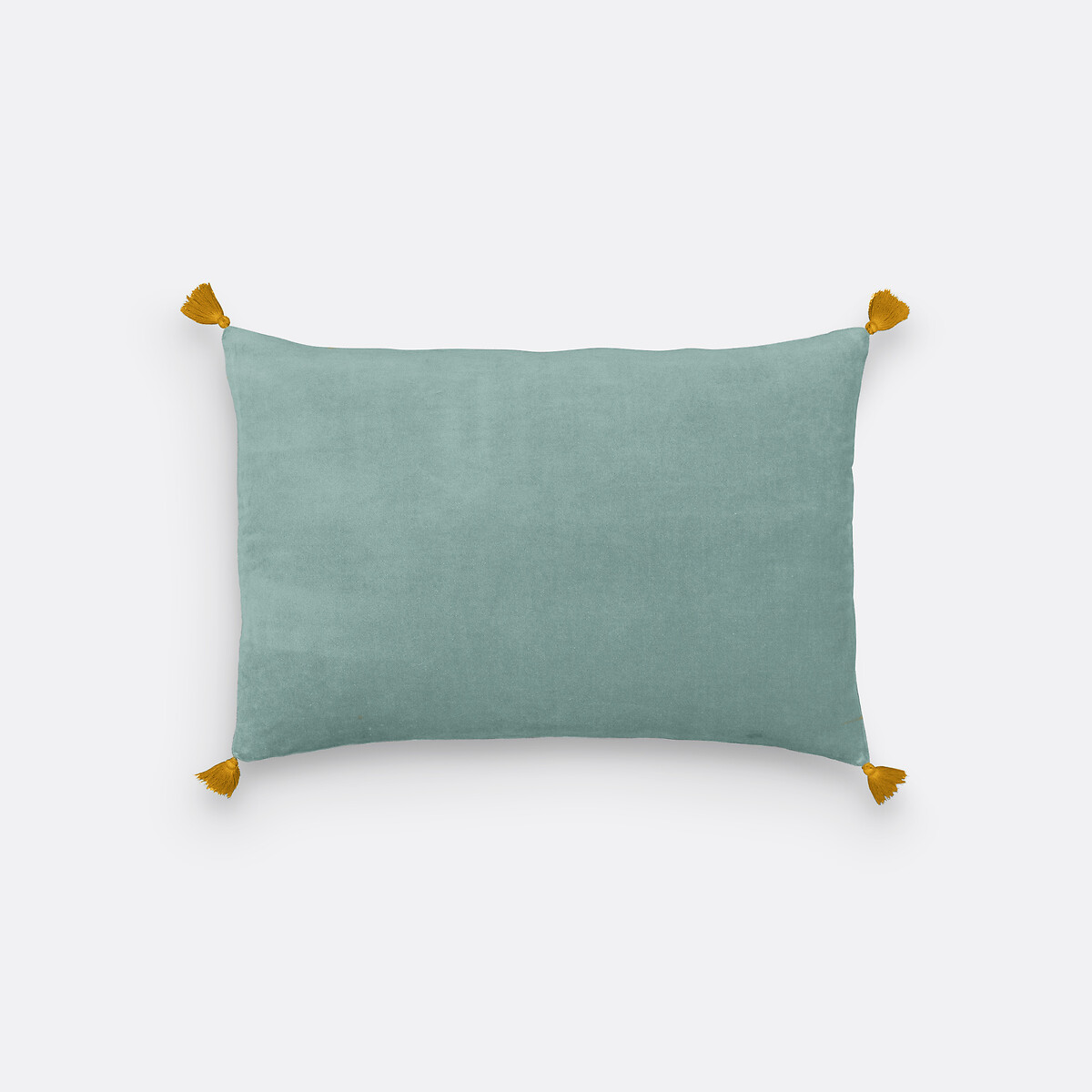 Capa de almofada em veludo, Velvet verde-argila, LA REDOUTE INTERIEURS