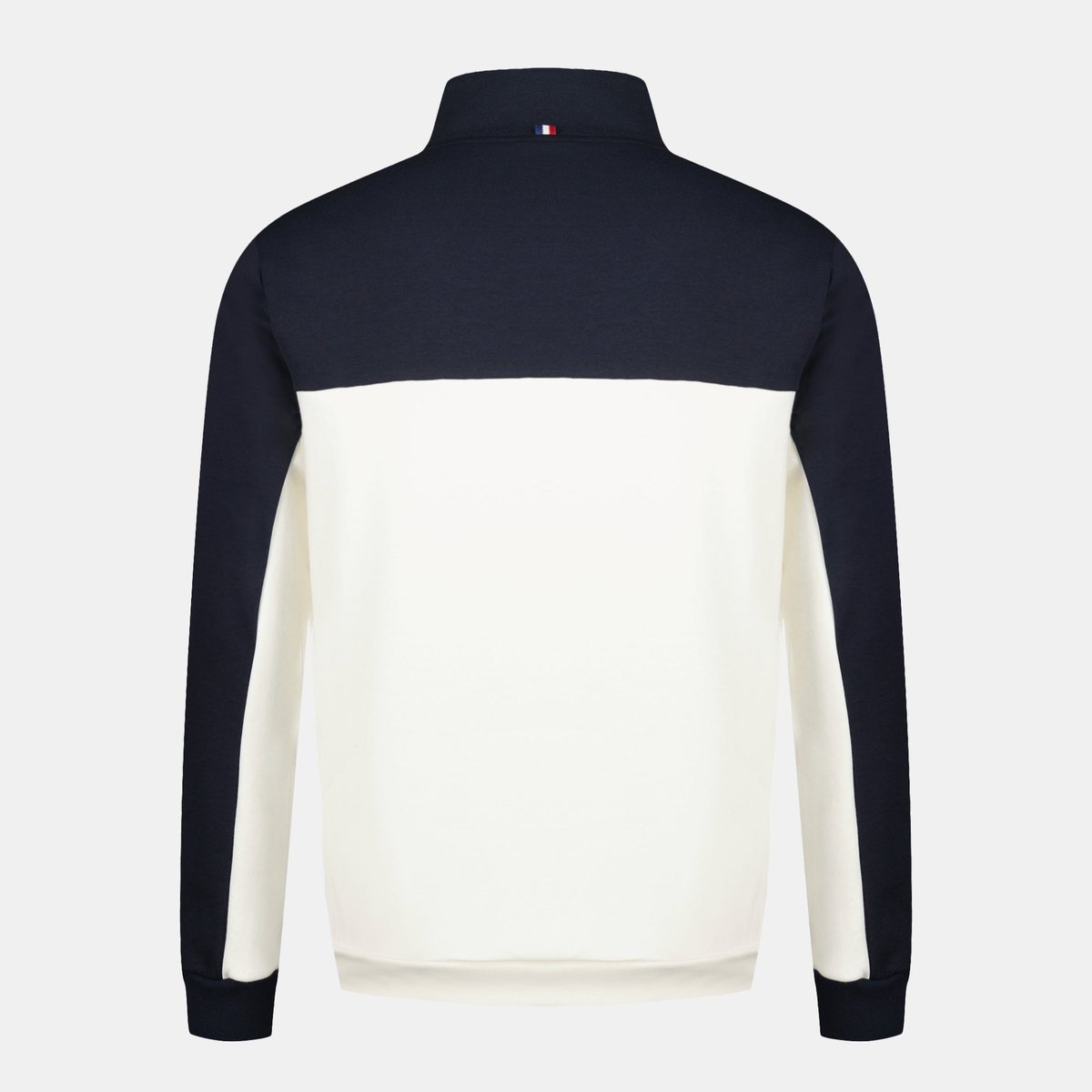 Sweat zippé Tricolore beige, LE COQ SPORTIF