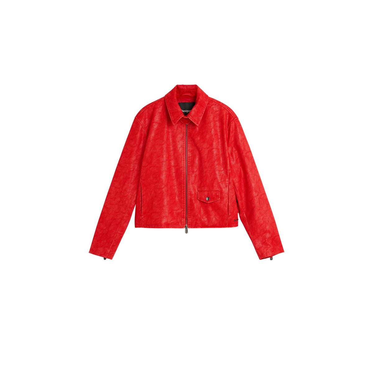 Veste effet cuir rouge rouge, DESIGUAL