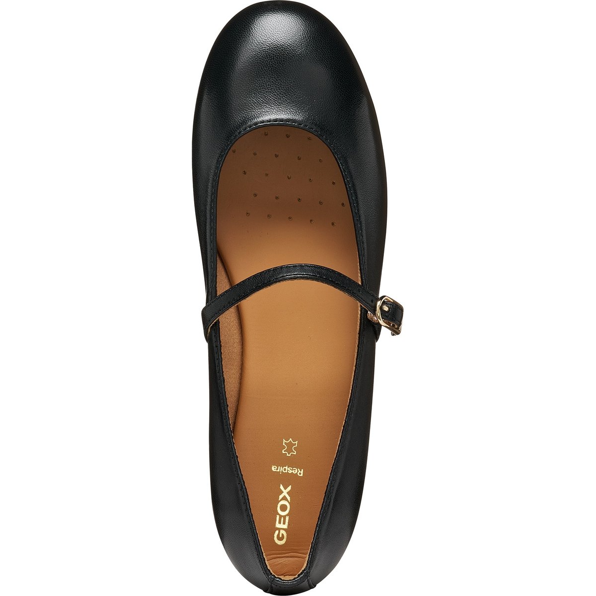 Ballerines babies en cuir, PALMARIA noir, GEOX