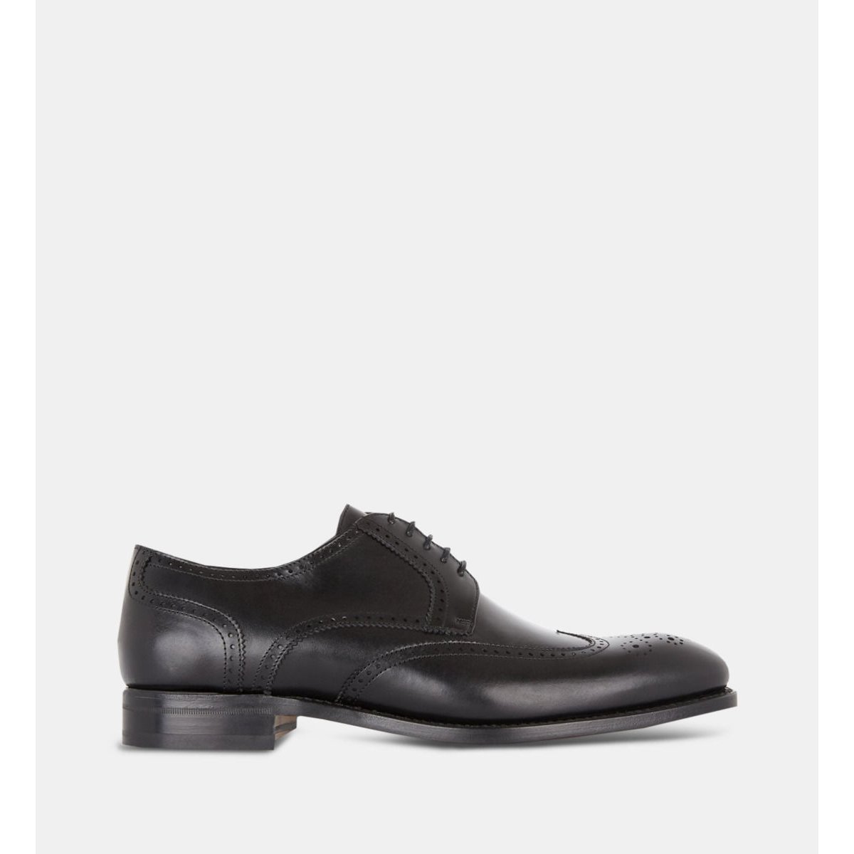 Derbies temple cuir pleine fleur goodyear noir, COMPTOIR GL