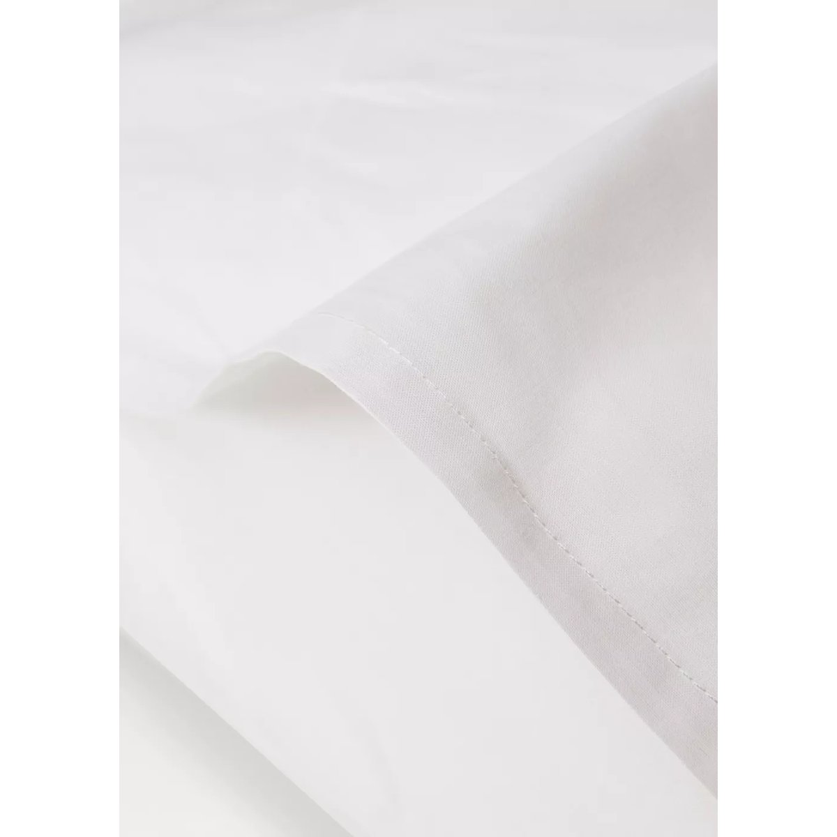 Deux taies d’oreiller percale de coton 50x75 cm blanc, MANGO HOME