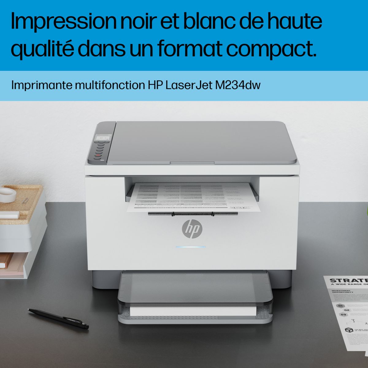 Imprimante multifonction LaserJet MFP M234dw Trad couleur unique, HP