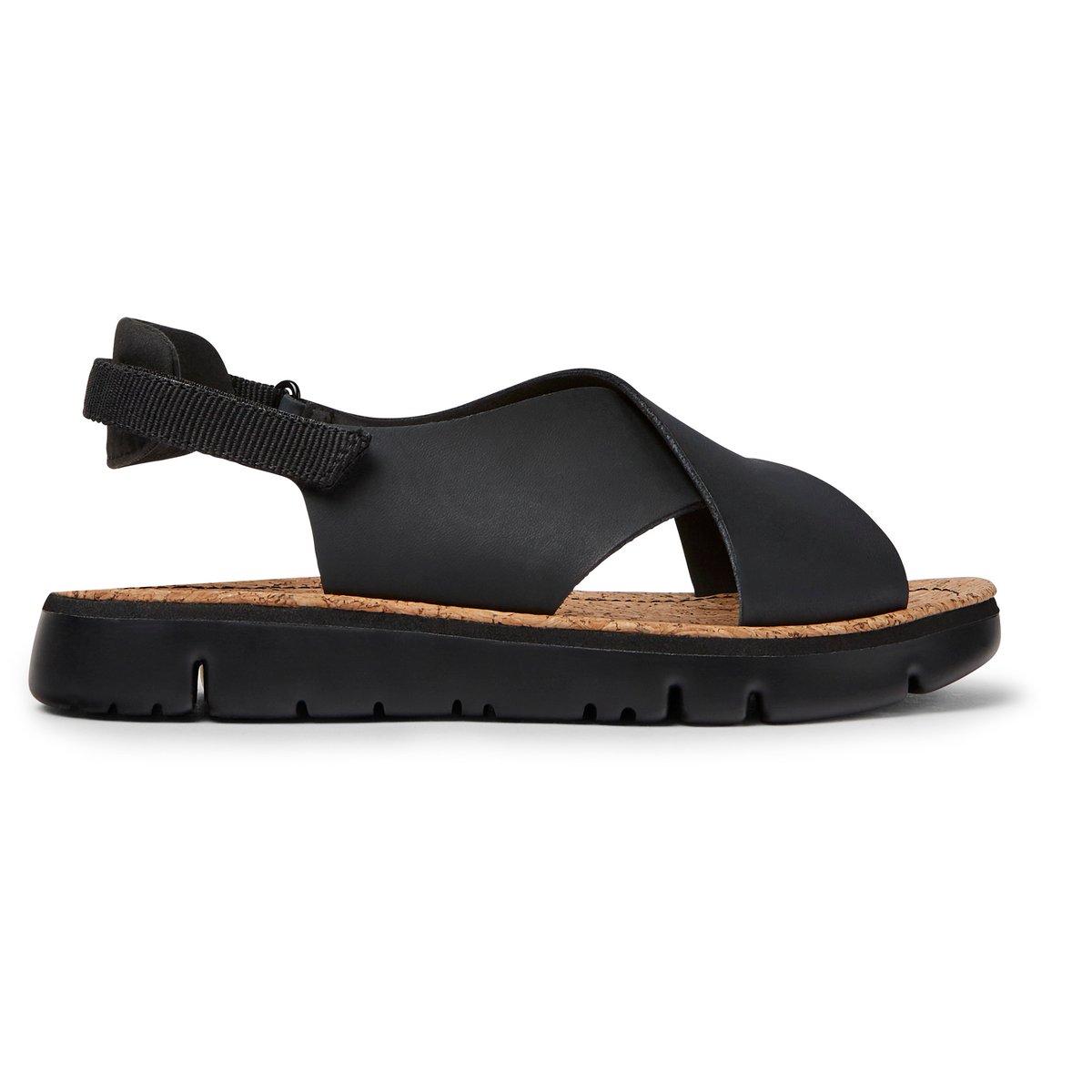 Sandales Oruga cuir noir, CAMPER
