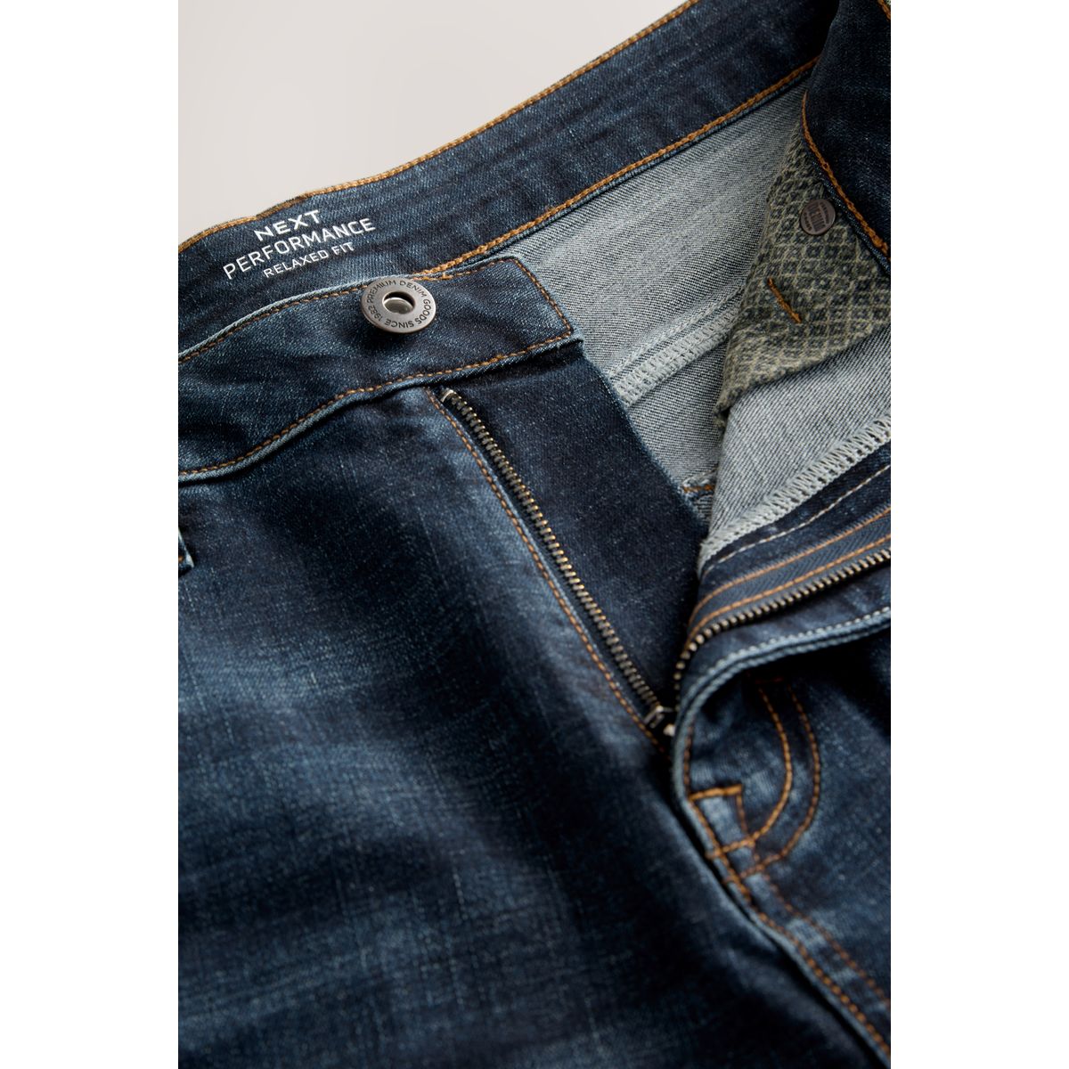 Jean motionflex bleu moyen indigo, NEXT