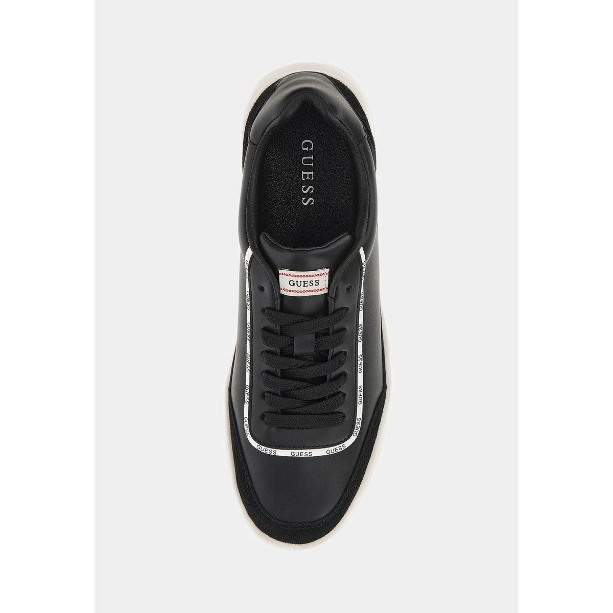 Sneakers Winno Daim Mélangé noir, GUESS
