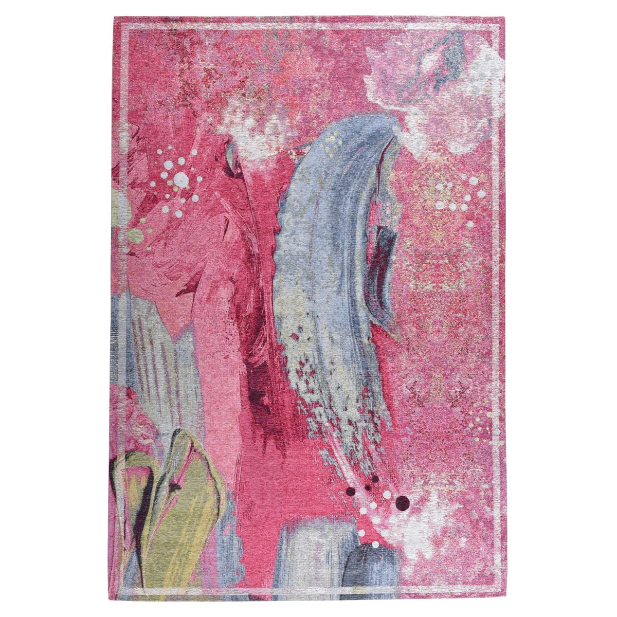 Tapis de salon moderne - COSIMA rose multi, GINO FALCONE