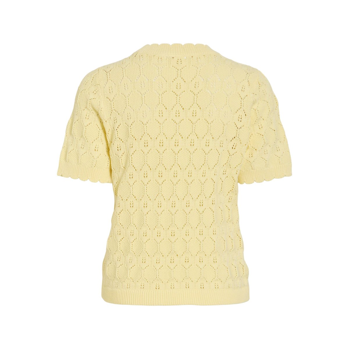 Top En Maille pastel yellow, VILA
