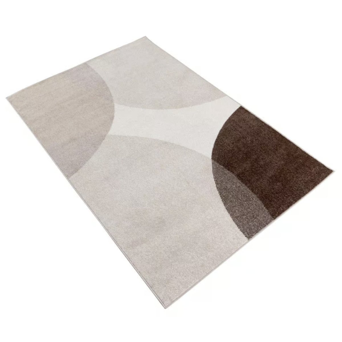 Tapis moderne tissé plat DORY marron, NOVATREND