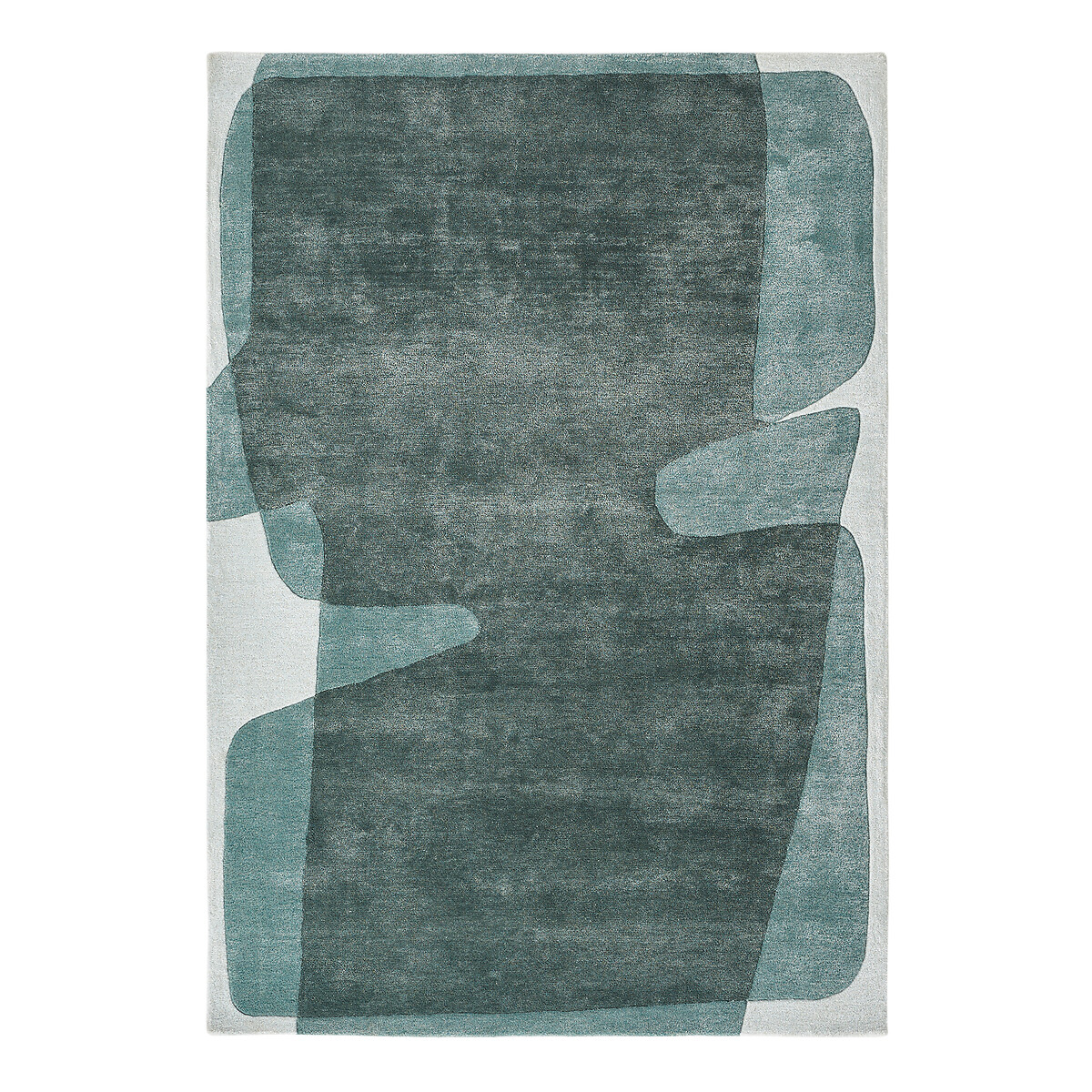 Caldera Hand Tufted Wool & Lyocell Rug pale green, AM.PM