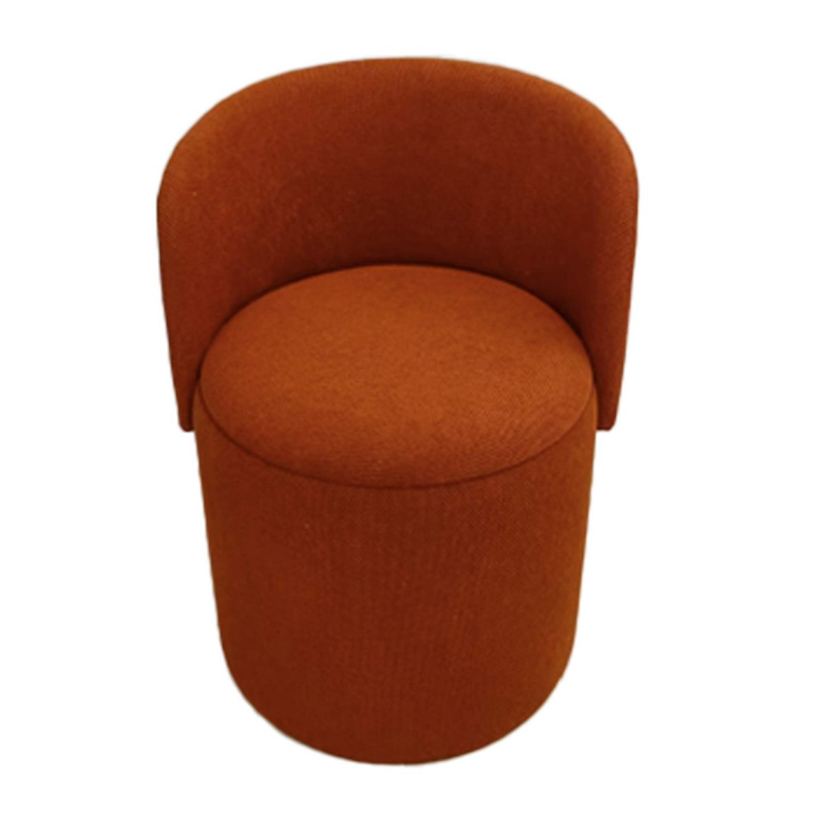 Pouf fauteuil Eclipse léopard - ECLIPSE orange, AMADEUS