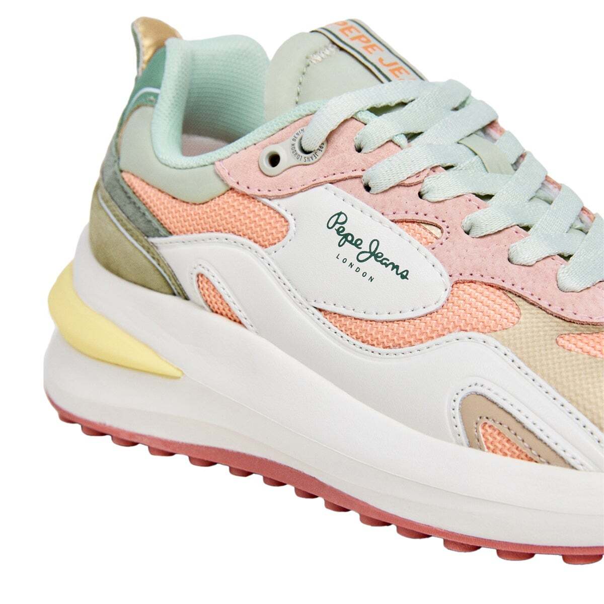 Winslow - Baskets Combinées beige nu, PEPE JEANS