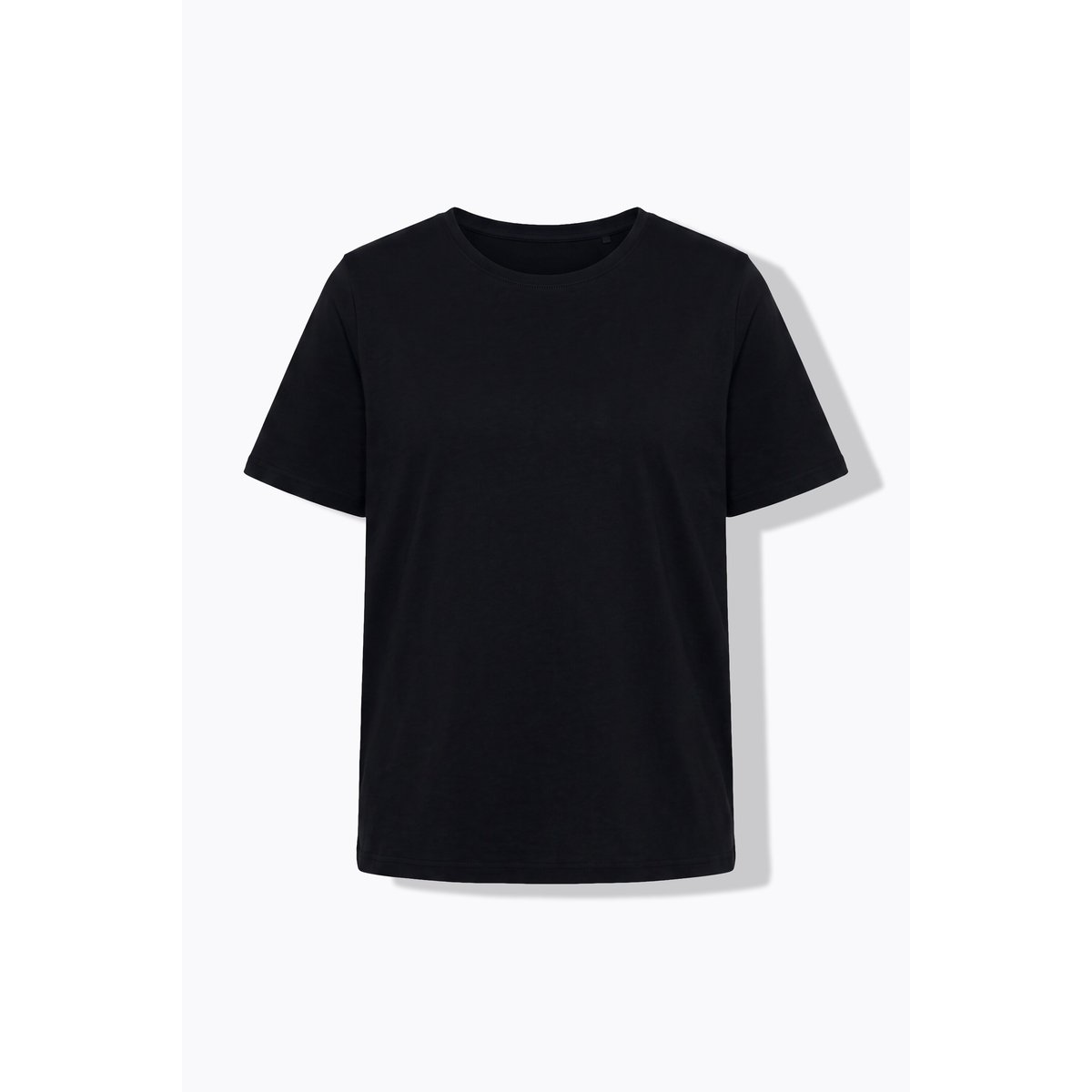 T-shirt, coupe classique, manches mi-hauteur noir, ULLA POPKEN
