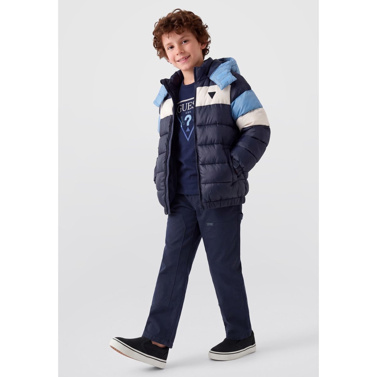 T-Shirt Imprimé bleu, GUESS KIDS
