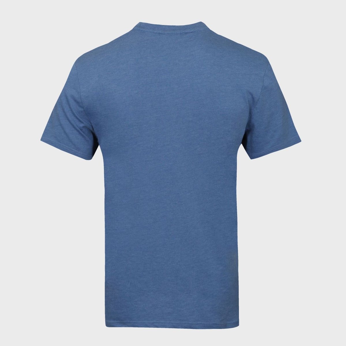 Tee shirt coton col rond bleu pétrole/blanc, UMBRO