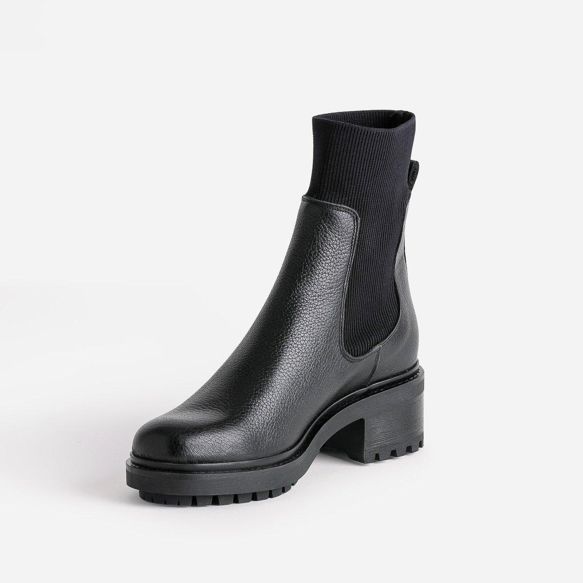 Boots en cuir ATORIA noir, ERAM
