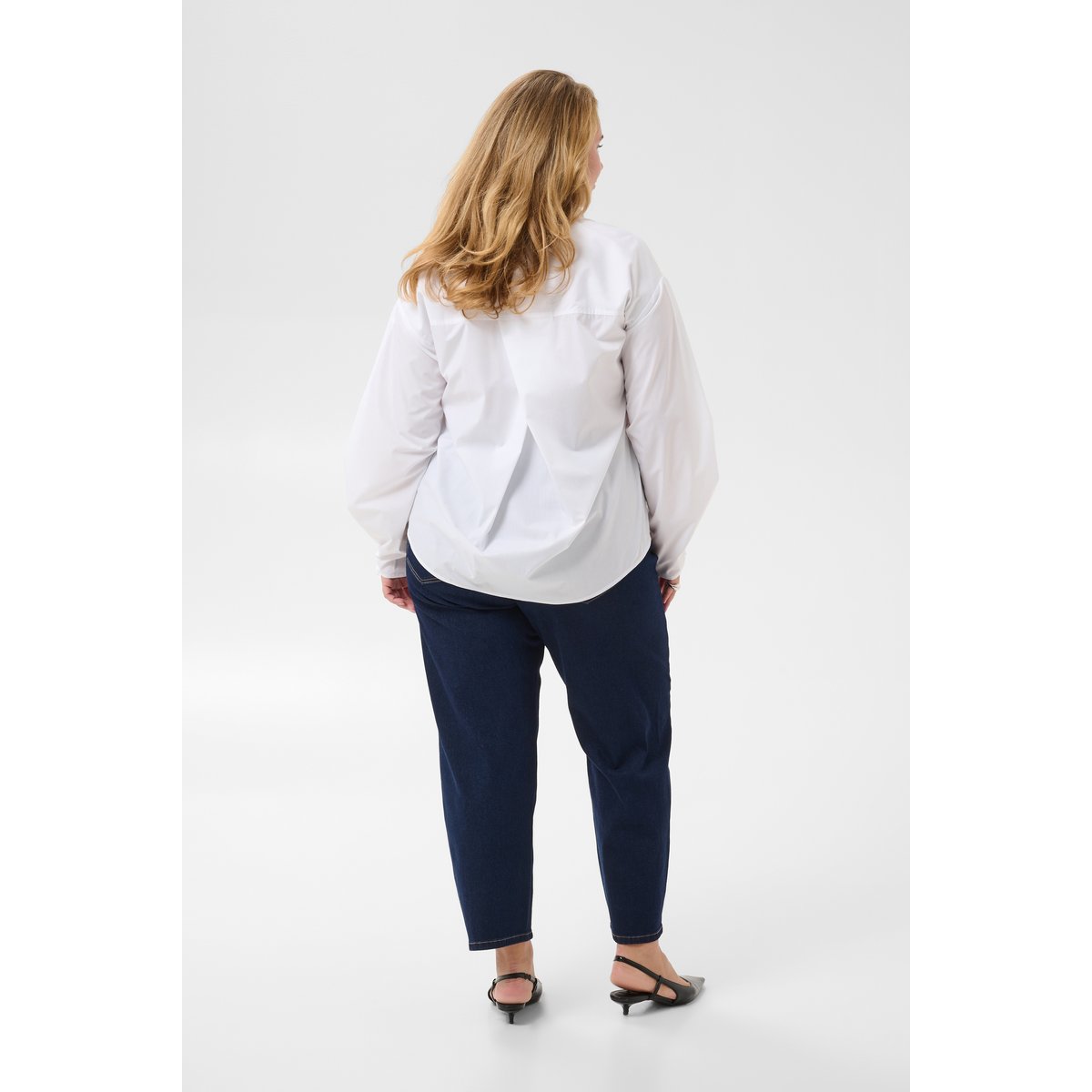 Chemise à manches longues blanc optical white, KAFFE CURVE