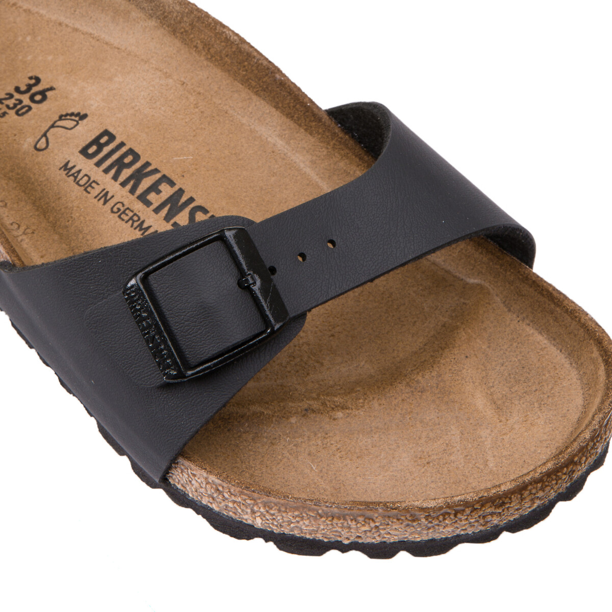 Mules simple bride MADRID noir, BIRKENSTOCK