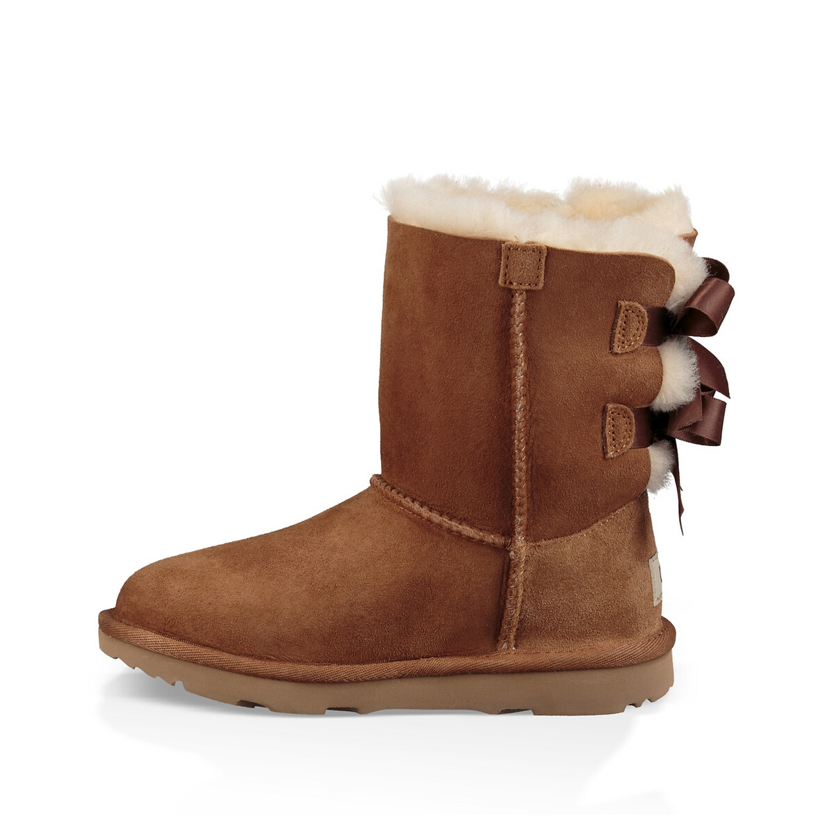 Boots en cuir Bailey Bow II chataigne, UGG
