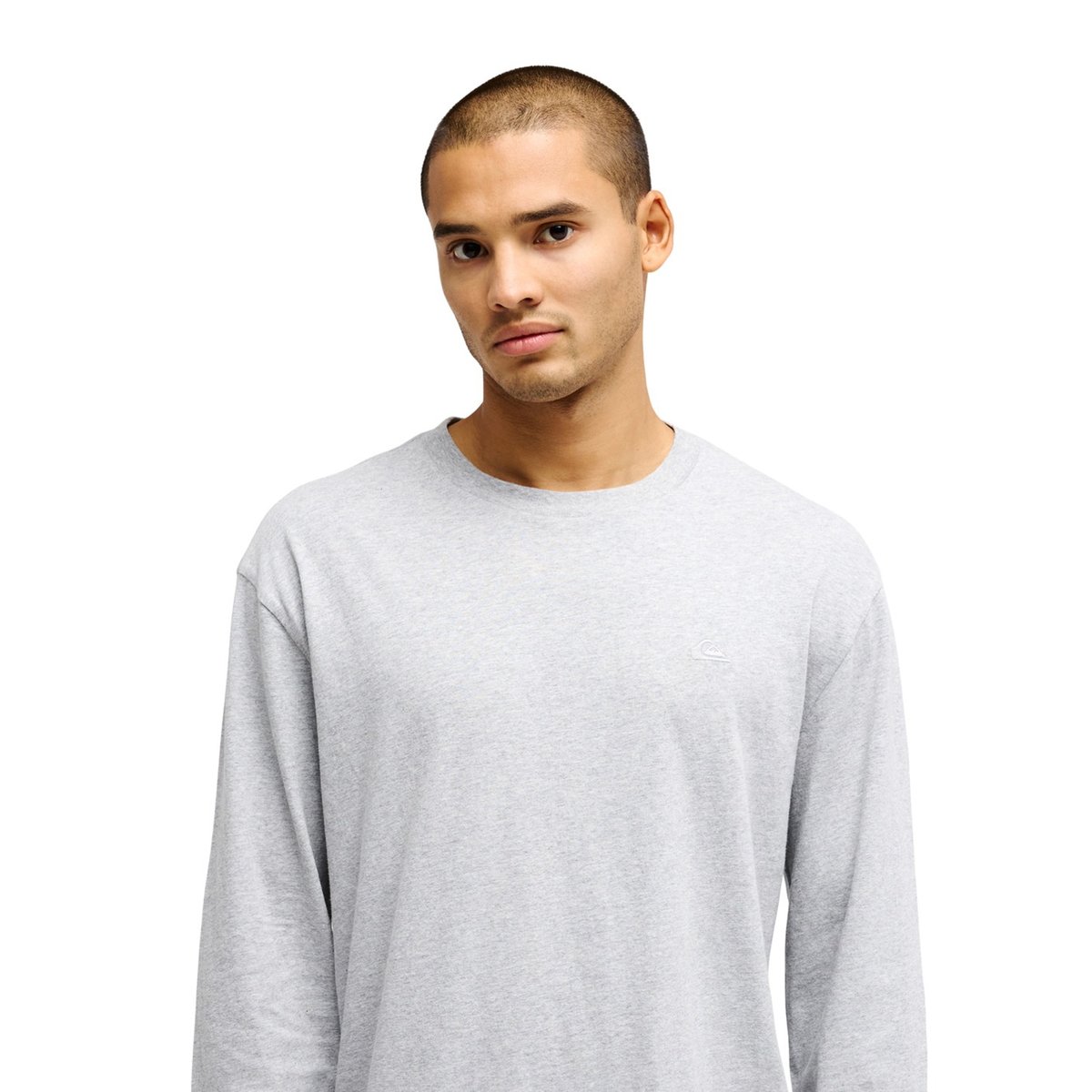 T-shirt manches longues SALT WATER gris light grey heather, QUIKSILVER