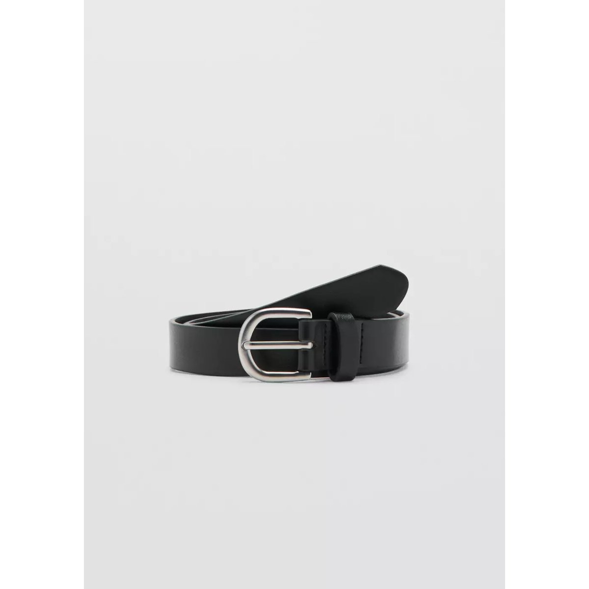 Ceinture simili-cuir noir, MANGO KIDS