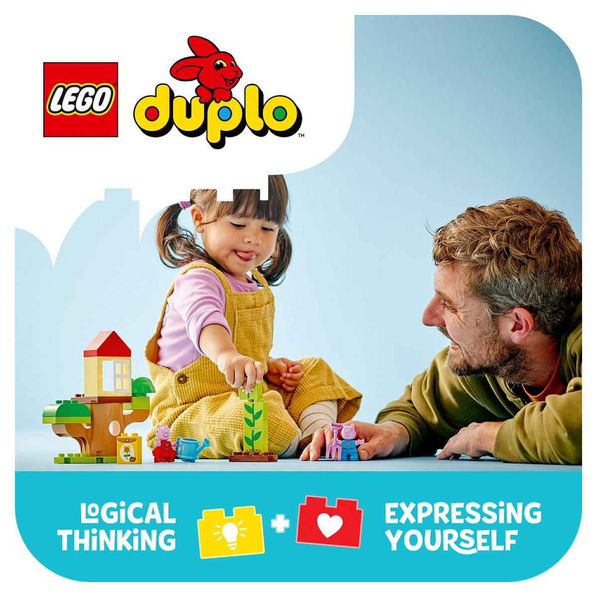 LEGO DUPLO - Jardin et Cabane dans l'Arbre de Peppa Pig - 10431 multicolore, LEGO