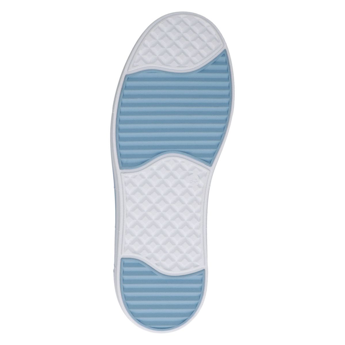 Basket en cuir bleu marine tissé, CAPRICE