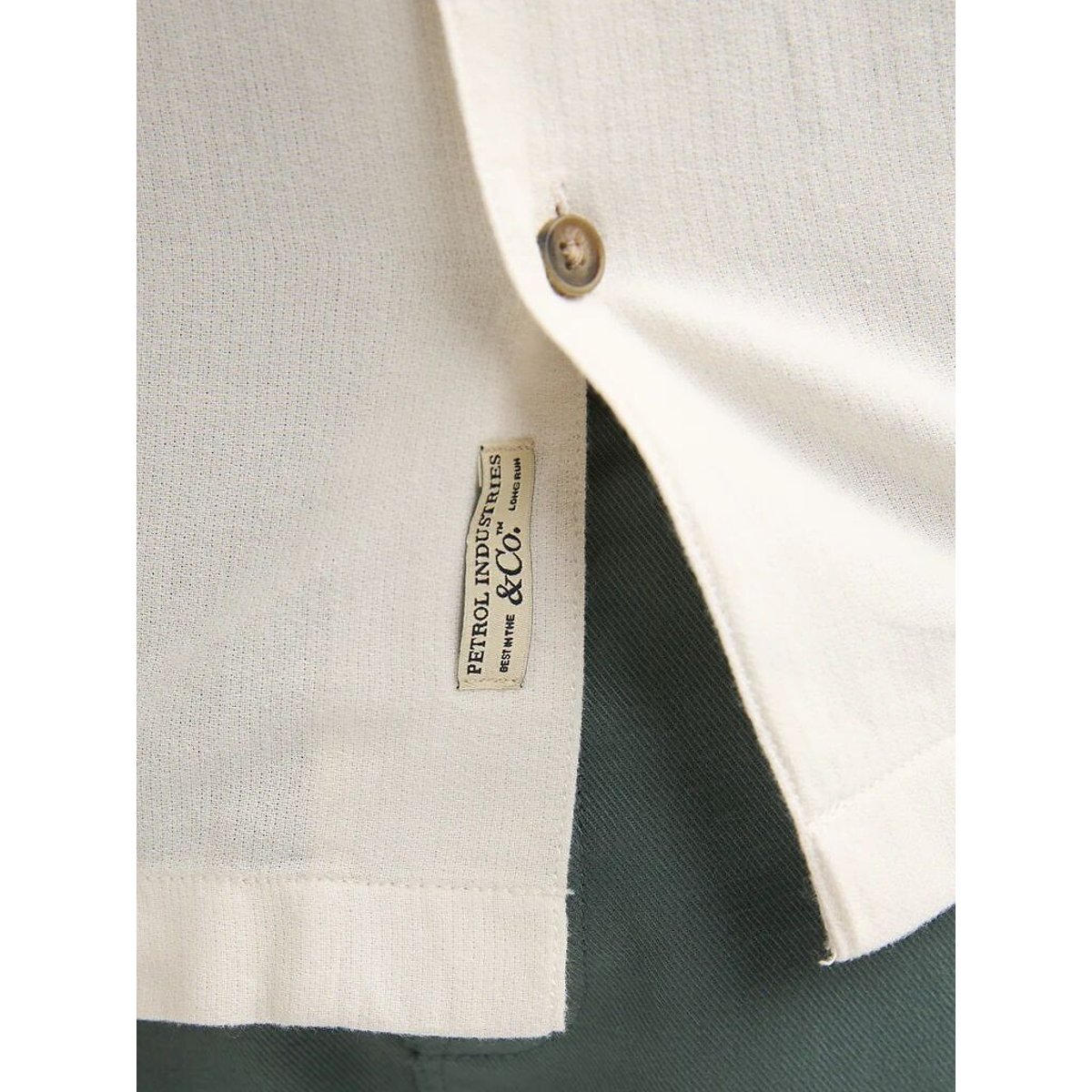 Chemisette gaufrée crème, PETROL INDUSTRIES
