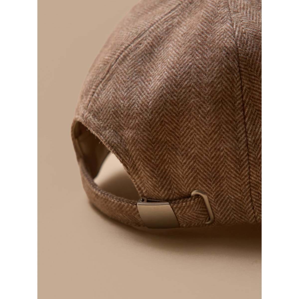 Casquette tweed chevrons et ado beige, CYRILLUS