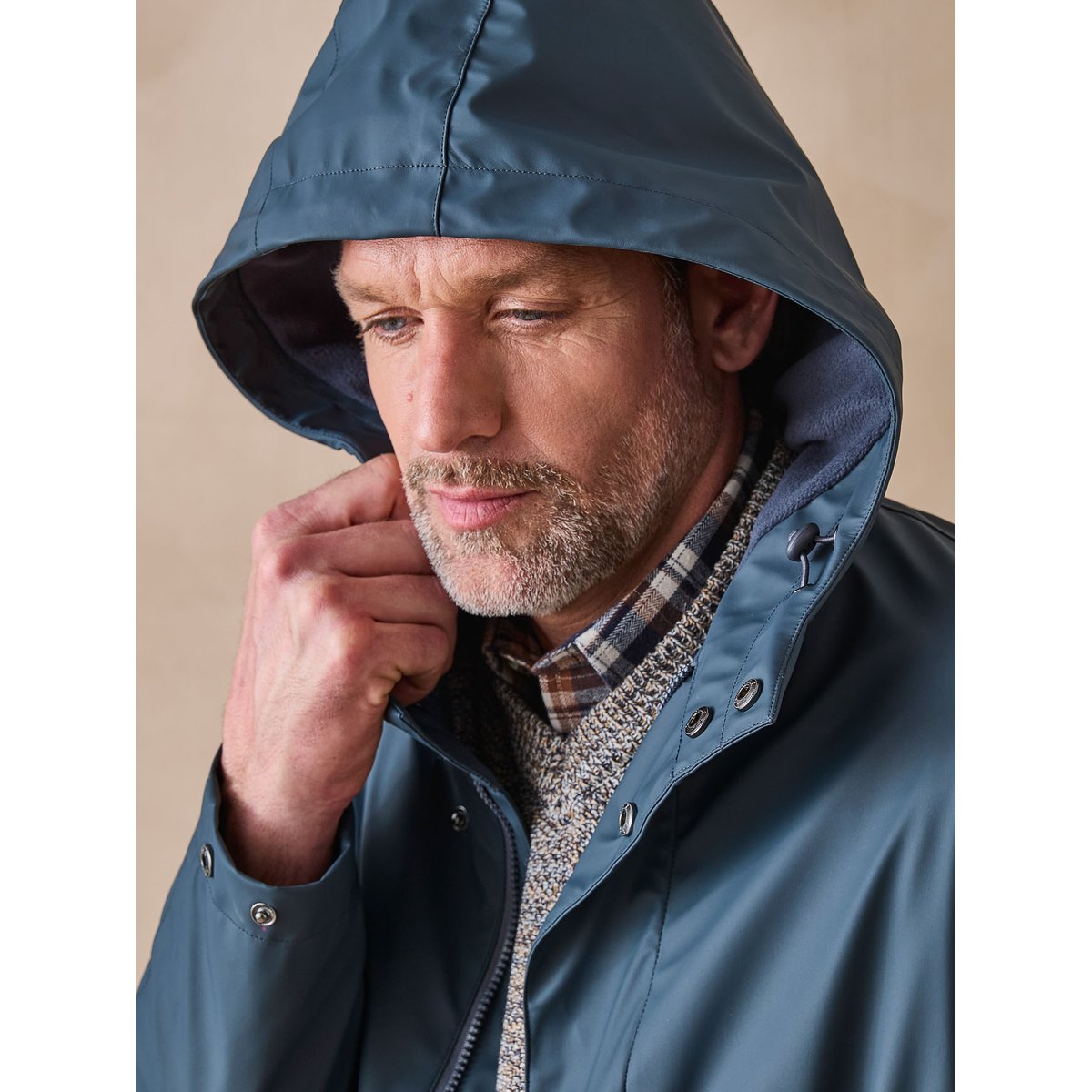 Parka imperméable doublure micropolaire marine, DAXON