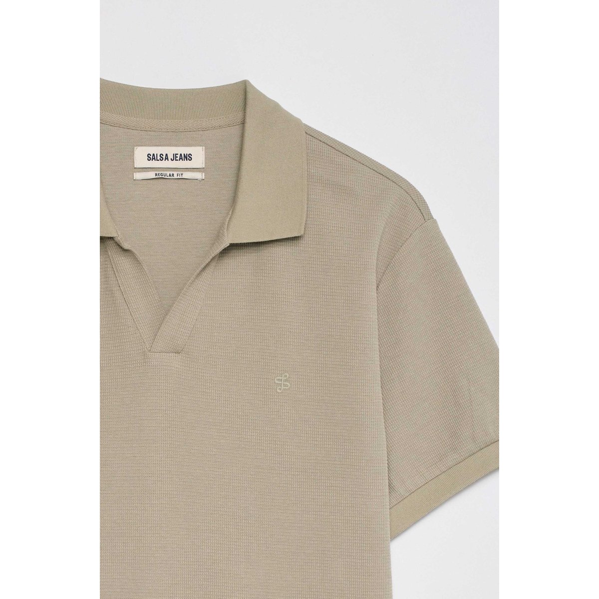 POLO TEXTURÉ vert clair, SALSA JEANS