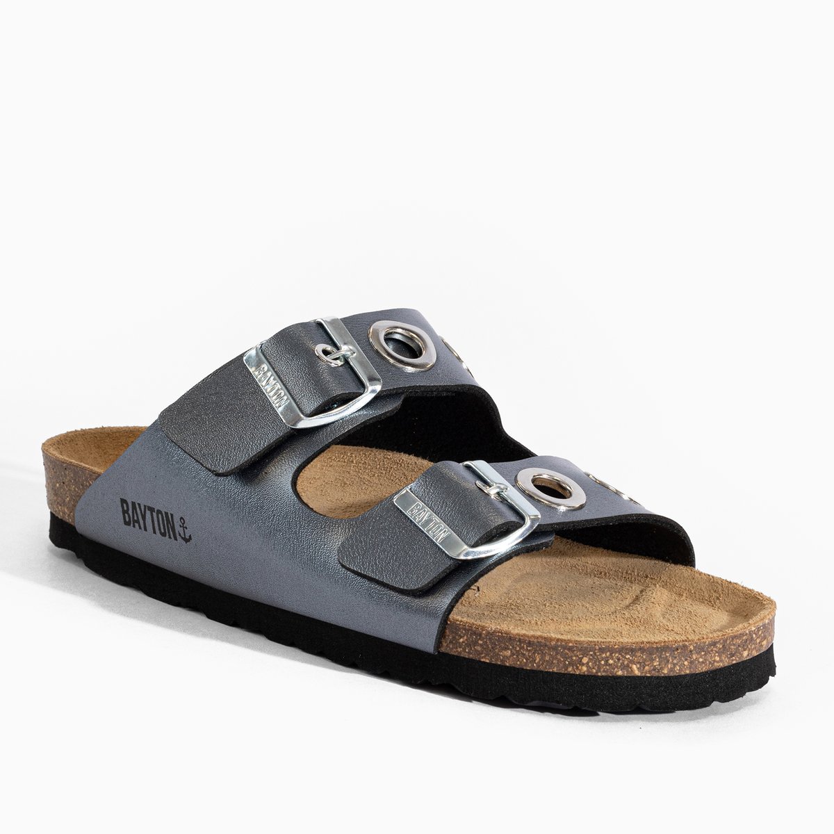 Sandales JANNY gris foncé, BAYTON