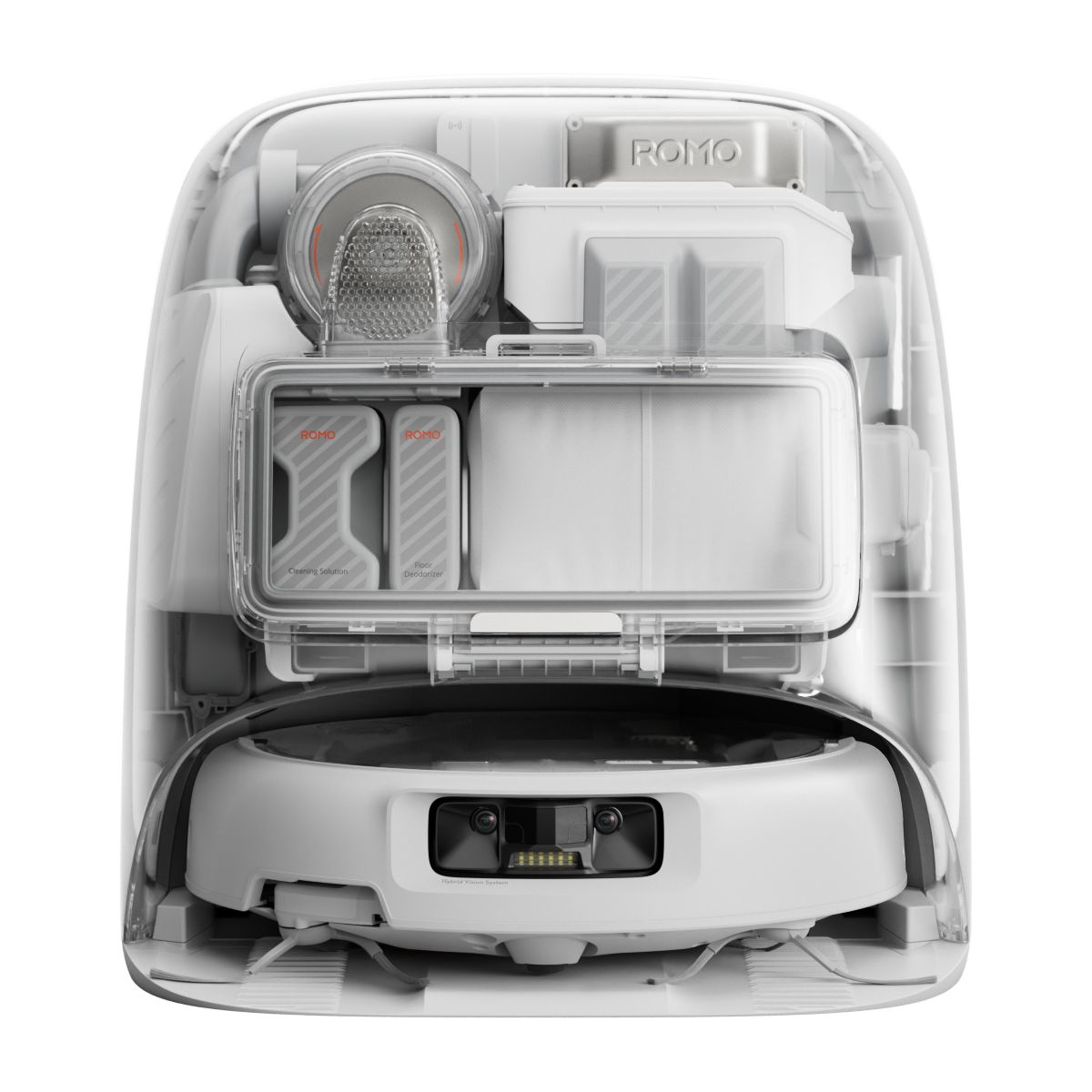 Robot Aspirateur Laveur Romo P Water Tank couleur unique, DJI