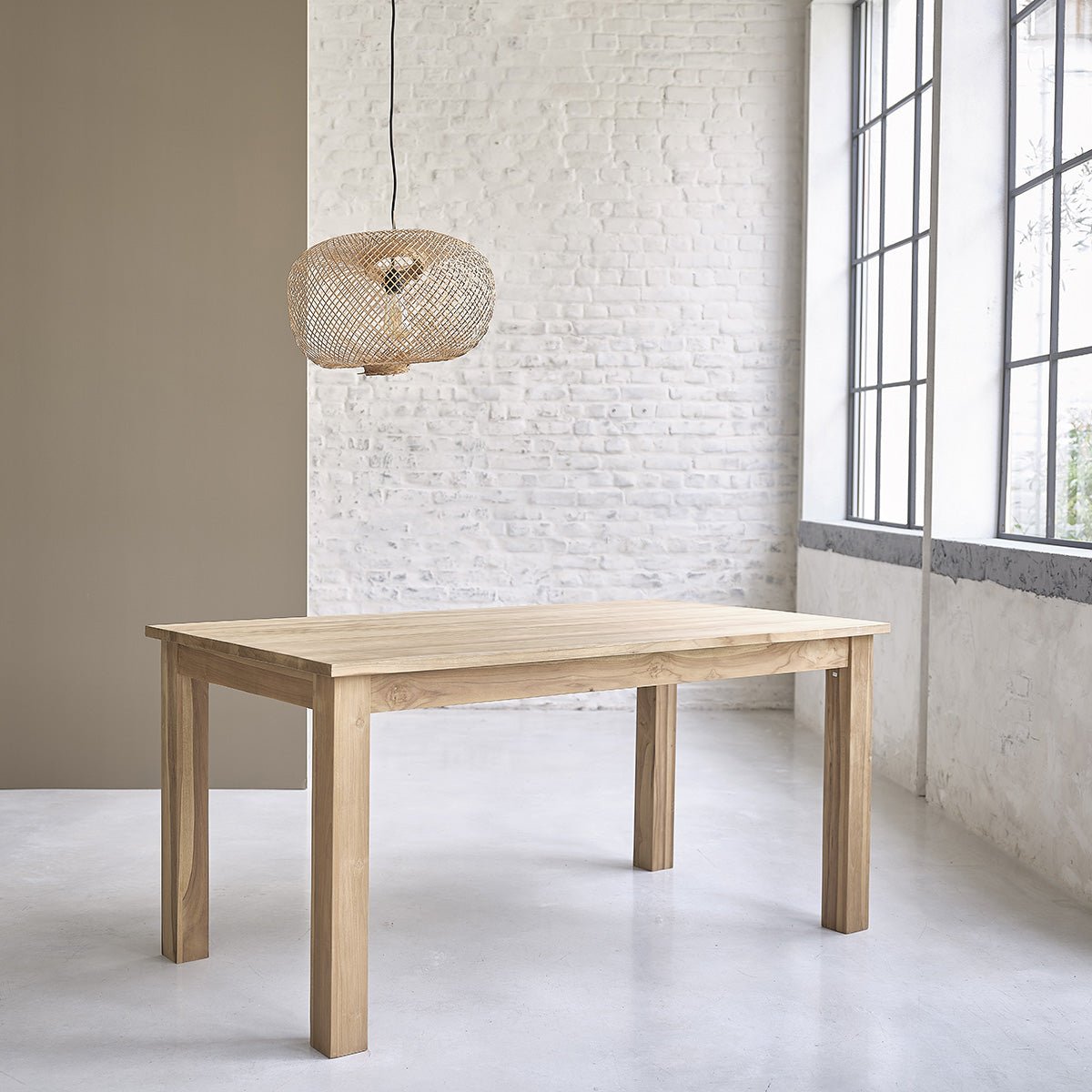 Table en teck massif 8 pers.  BOSTON naturel, BERAH GETAH