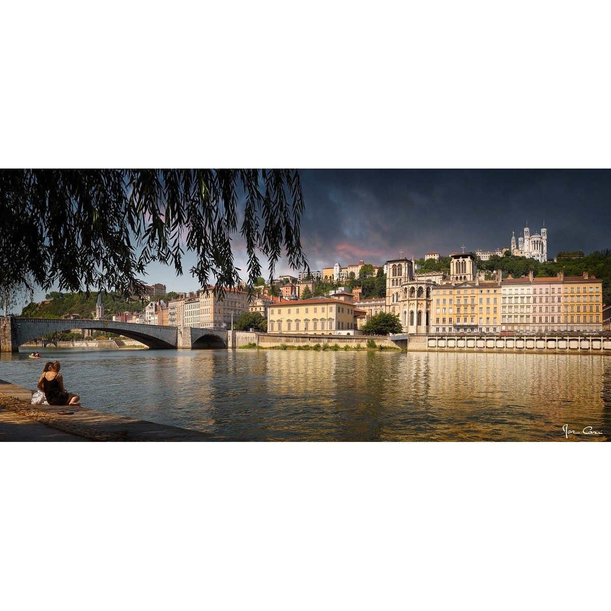 Tableau Mural Bords De La Saône CONTEMPORAIN URBAIN tableau en verre synthétique, CEANOTHE
