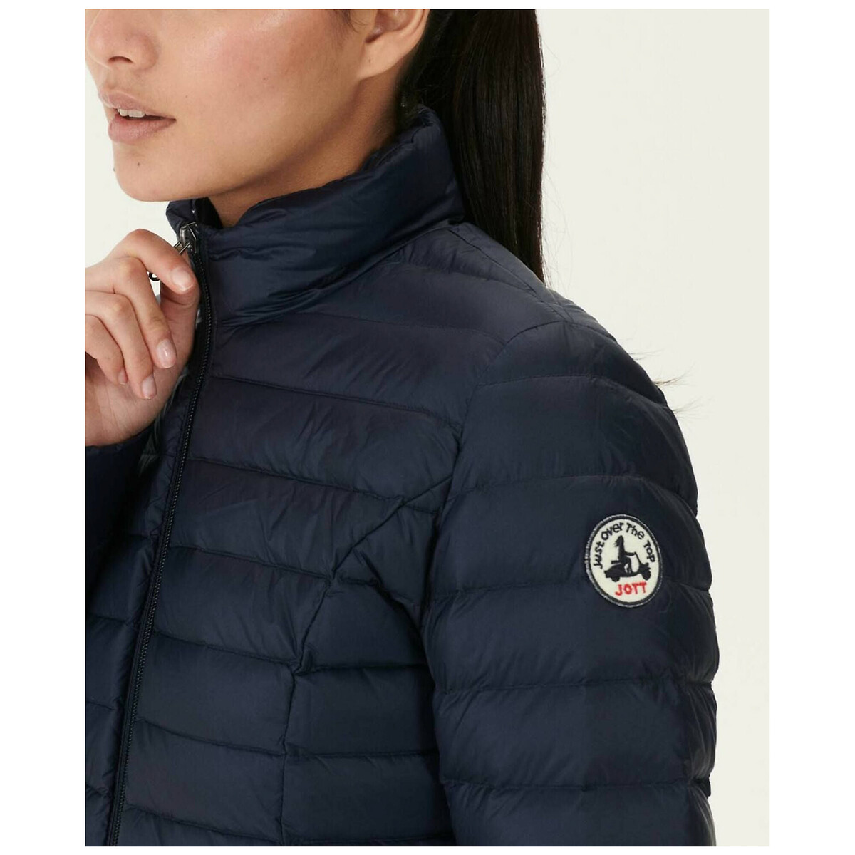 Cha Padded Jacket with High Neck blue, JOTT