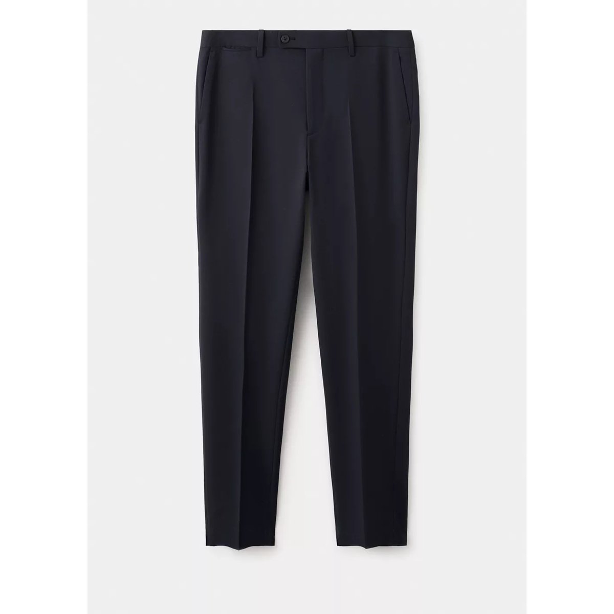 Pantalon costume Turín 100 % laine bleu marine, MANGO MAN
