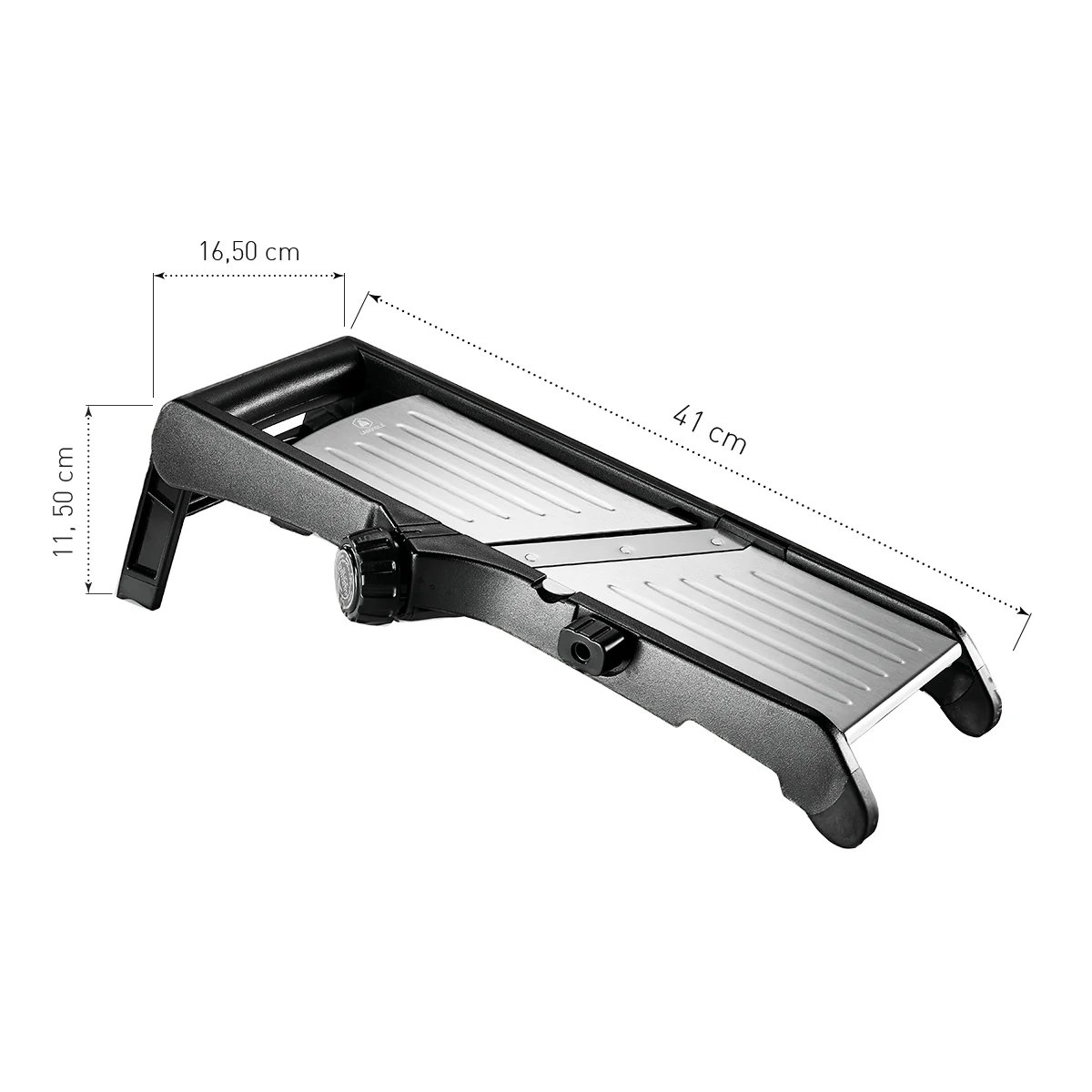 Mandoline réglable en plastique - Fresh noir, LAGUIOLE CUISSON